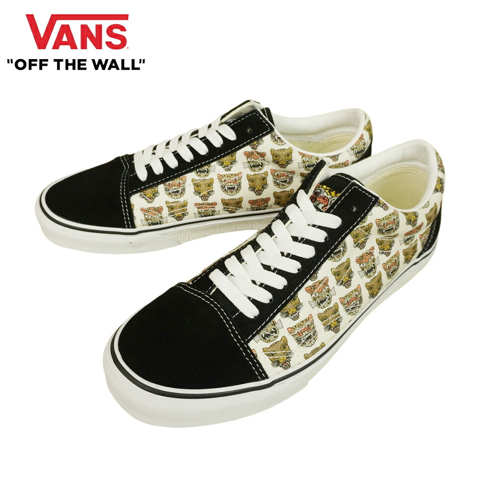 バンズ VANS ヴァンズOLD SKOOL オールドスクールJAGUAR BLACK ジャガー ブラックアニマル柄 総柄 動物 ヒョウ柄 レオパードメンズ レディース スニーカー 靴 スケボーローカット パターン ストリート Y2K｜THE MATERIAL WORLD 8,873円