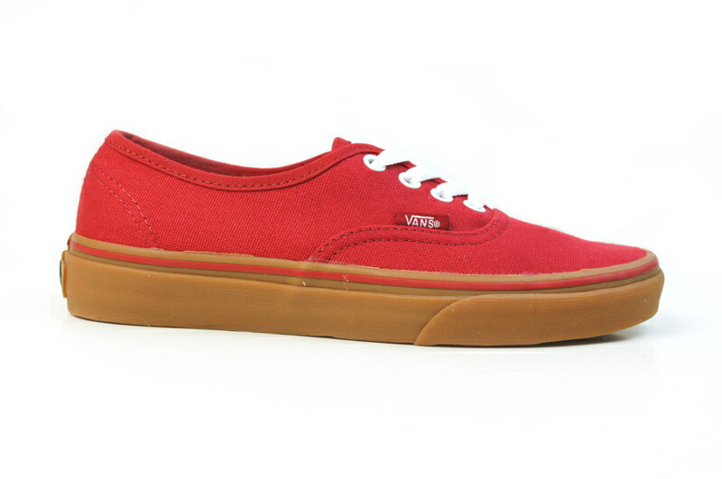 red and tan vans