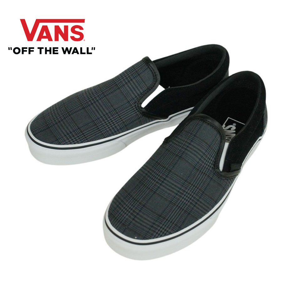 楽天市場】バンズ VANS ヴァンズメンズ レディース スニーカーCLASSIC SLIP-ONクラシック スリッポン (BIG CHECK)BLACK /NAVY (ビッグチェック)ブラック/ネイビー黒 青 白 チェッカー ローカット 靴 : THE MATERIAL WORLD