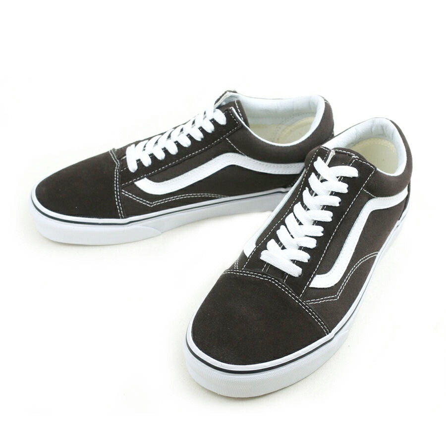 vans old skool dark brown