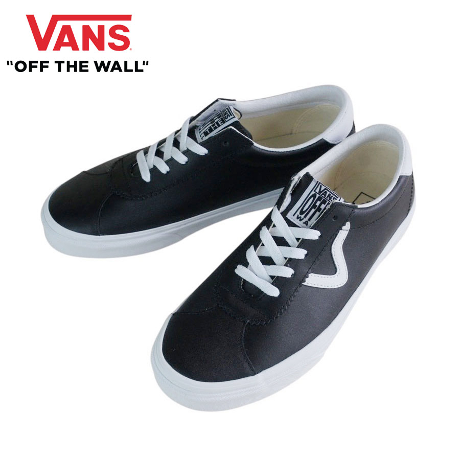 お1人様1点限り バンズ Vans ヴァンズvans Sport 箱無し バンズスポーツ Leather Black Truewht レザーブラックホワイト メンズ シューズ スニーカー 白 黒 オフホワイト The Material World 再再販 Om Lawgroup Com