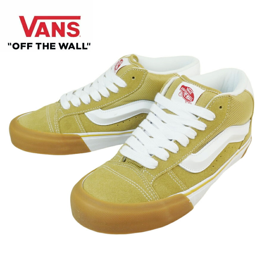 \u003cBR\u003eVANS スニーカー\u003cBR\u003eVANS ヴァンズ バンズ\u003cBR\u003eニューミッド KNU MIDKHAKI GUM カーキ チュインガムベージュ カーキ 茶 白メンズ レディース スニーカー 靴 SK8 スケボー スケシュー