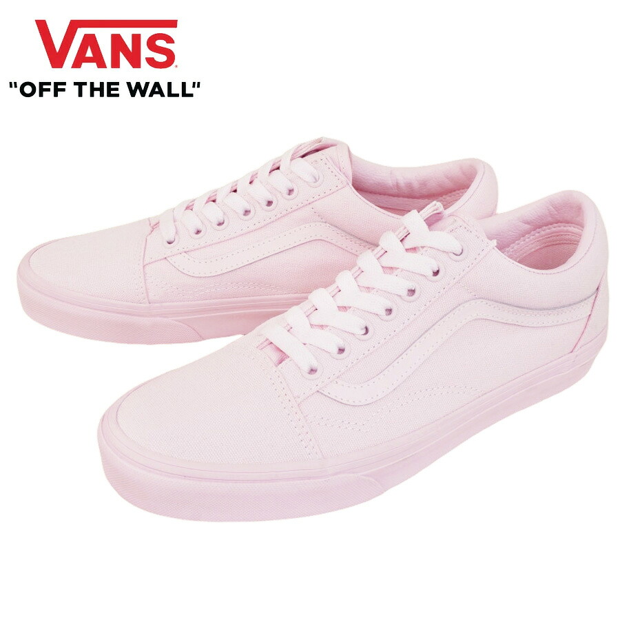 VANS スニーカーVANS バンズ OLD SKOOL PASTEL MONO PINKヴァンズ オールドスクール パステルモノピンク桃色 ワンカラー ミルクカラー Y2K レディース スニーカー｜THE MATERIAL WORLD