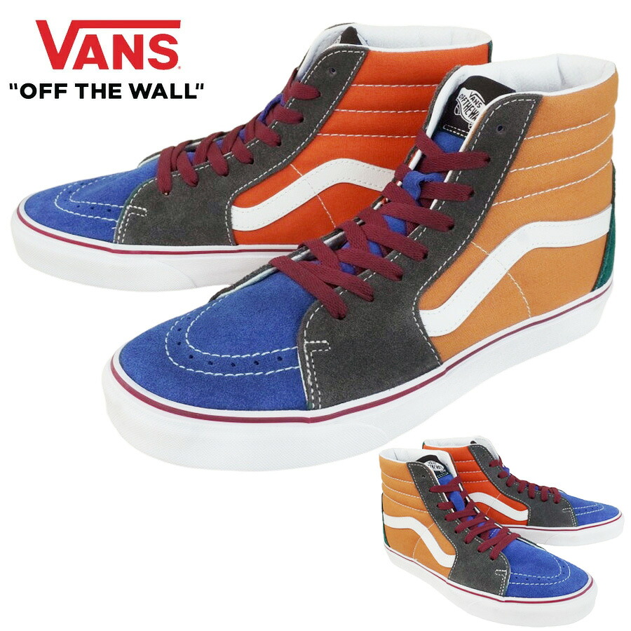 VANS スニーカーバンズ ヴァンズ SK8-HI スケートハイVANS MIX MULTI ヴァンズミックス マルチマルチカラー クレイジーパターン ハイカット 個性派メンズ レディース ストリート カジュアル｜THE MATERIAL WORLD