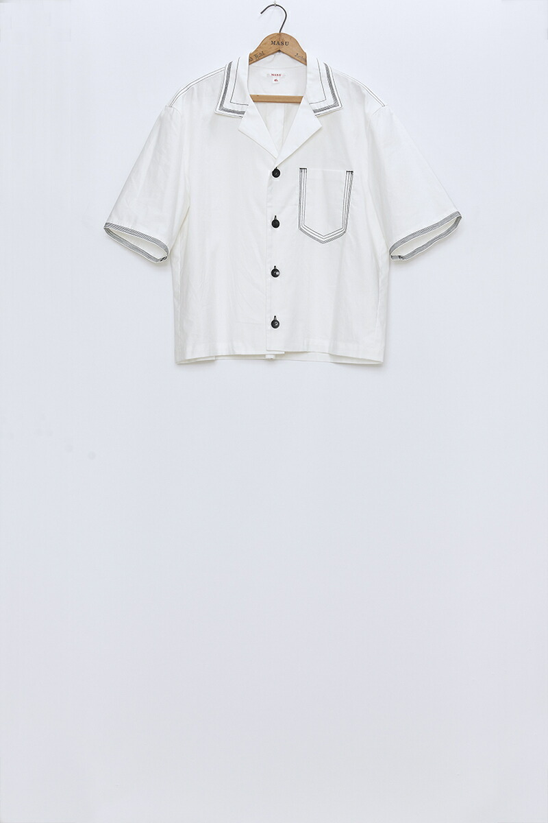 送料無料 Masu Lucie Shirts White 21ss メーカー包装済 Tehnolux Me