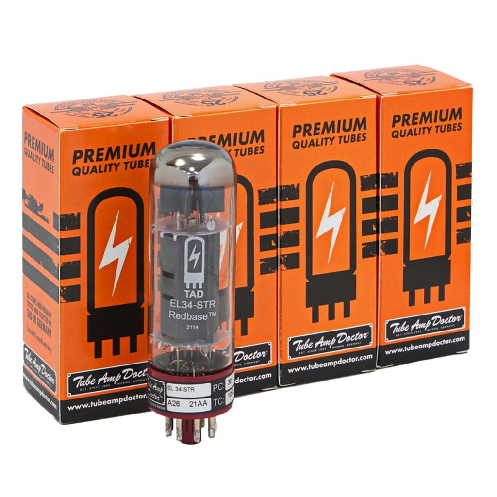 TAD EL34-STR POWER TUBE マッチドクアッド 真空管 / パワー菅 Tube Amp Doctor RT124｜THEONE店