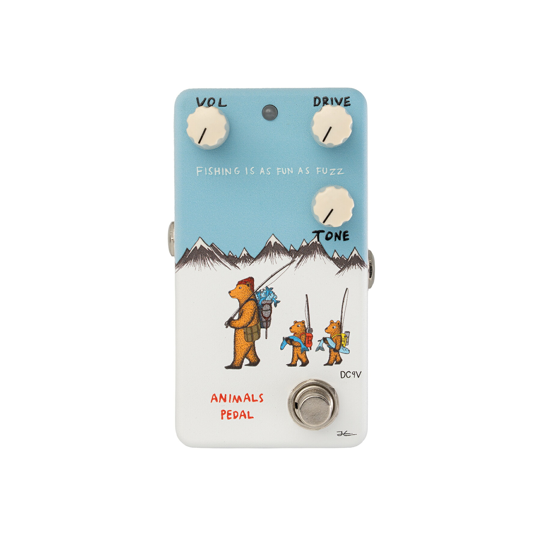 Animals Pedal FISHING IS AS FUN AS FUZZ ファズ 歪みエフェクター アニマルズペダル｜THEONE店
