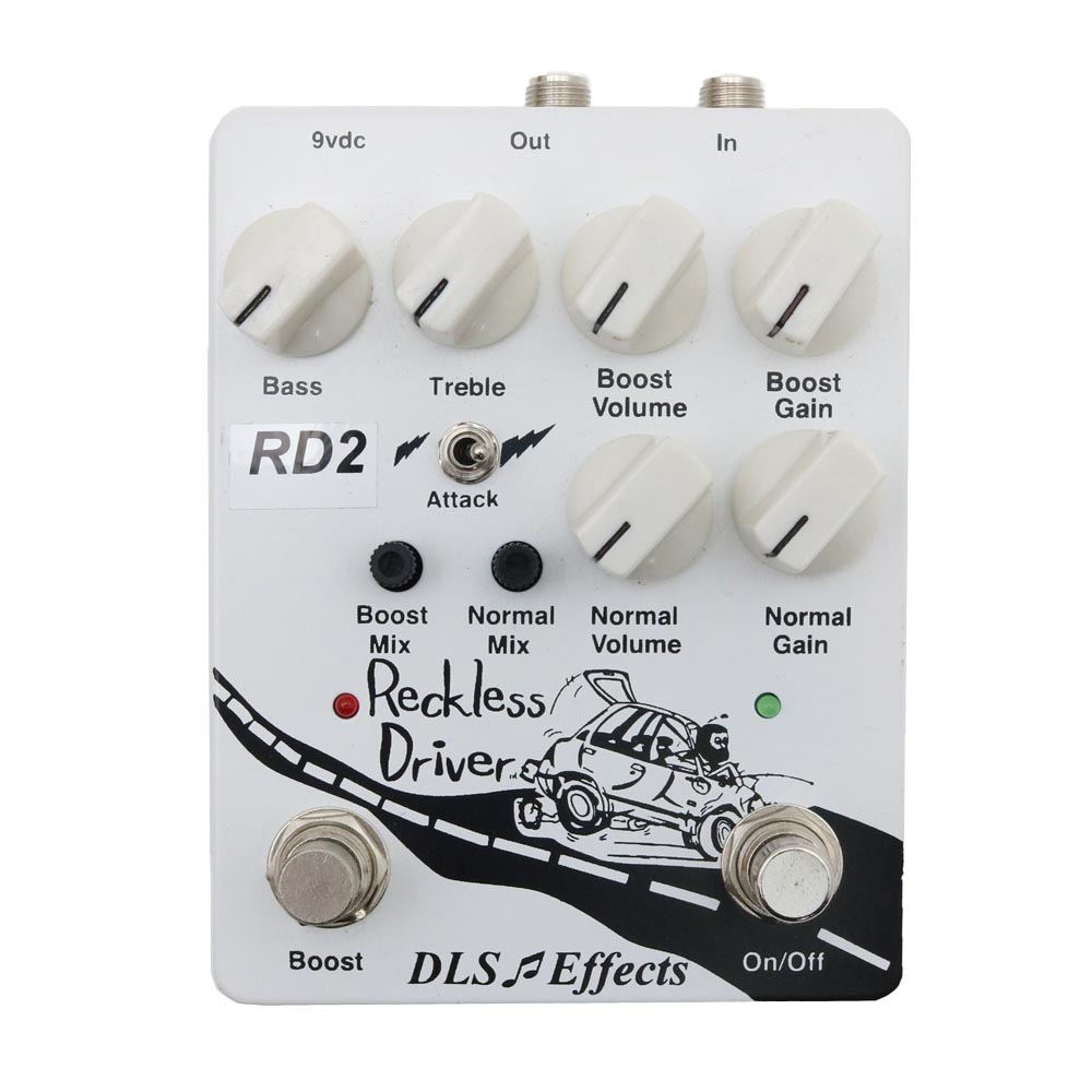 DLS Effects Reckless Driver オーバードライブ 歪みエフェクター コンパクトエフェクター ブースター ディエルエス|THEONE店