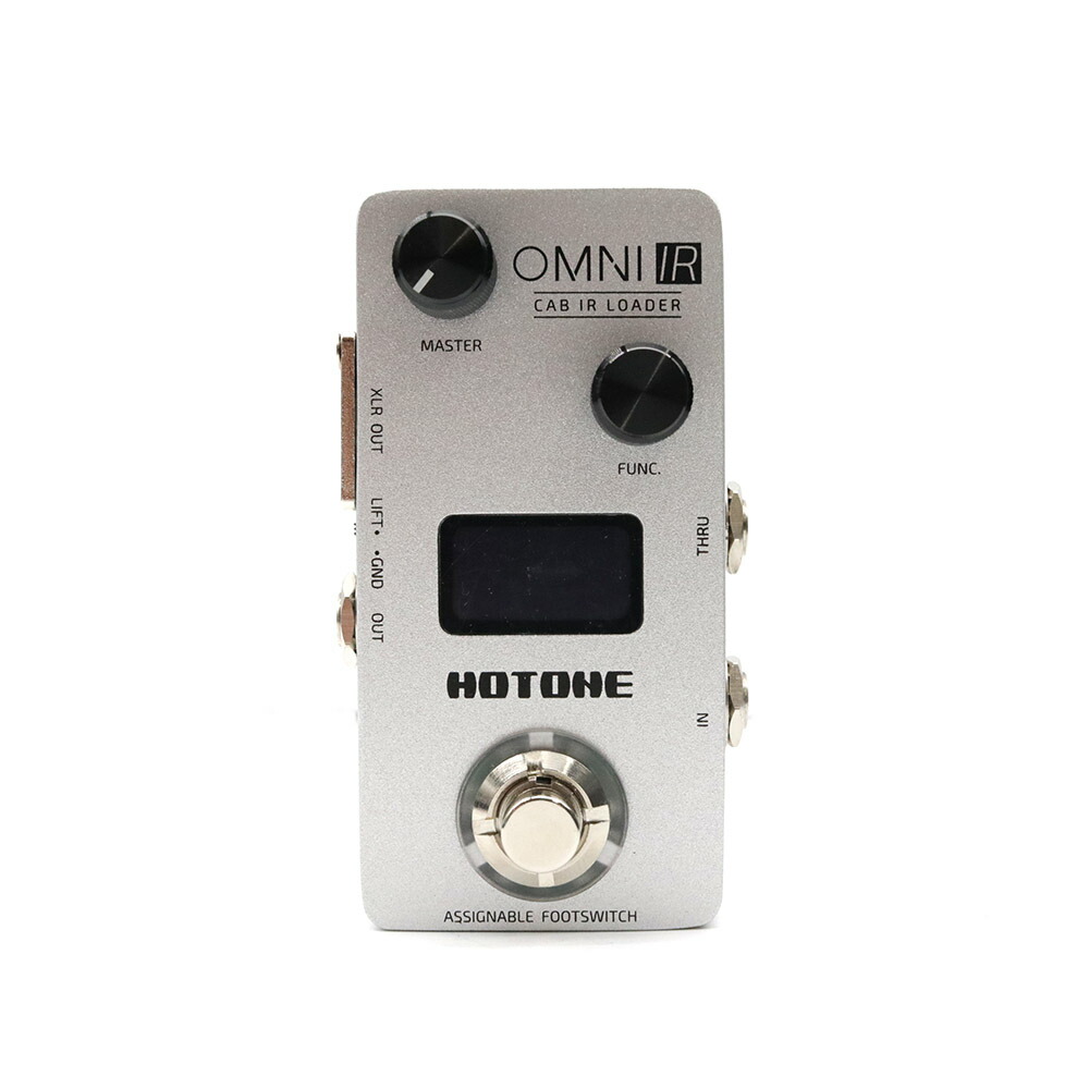 HOTONE OMNI IR ギターエフェクター OmniIR_Front_WithLight_Hi_V01_