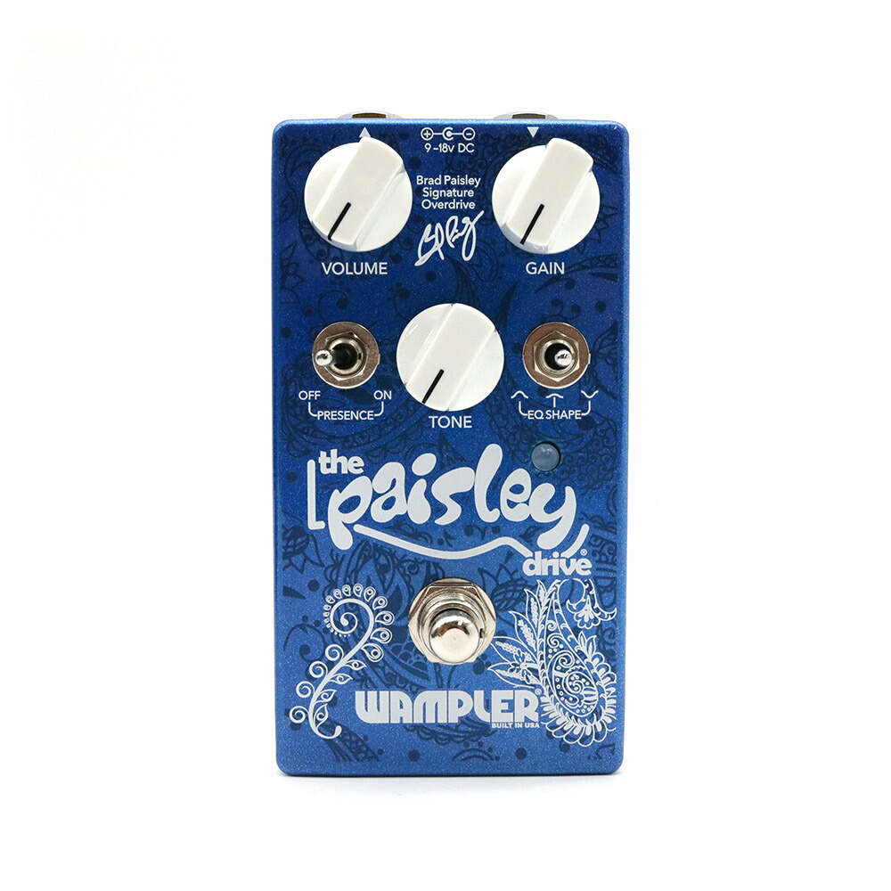 【送料無料】Wampler Pedals Paisley Drive オーバードライブ 歪みエフェクター コンパクトエフェクター ワンプラー 23,810円