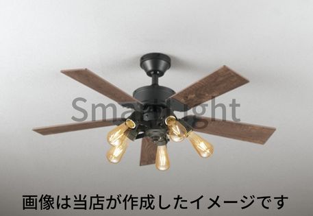 シーリングファン インダストリアル 北欧 ACモーター 簡易結線型 電球色(2400K) 電球交換可 羽根はリバーシブル 別売延長パイプ対応 調光可 リモコン付属