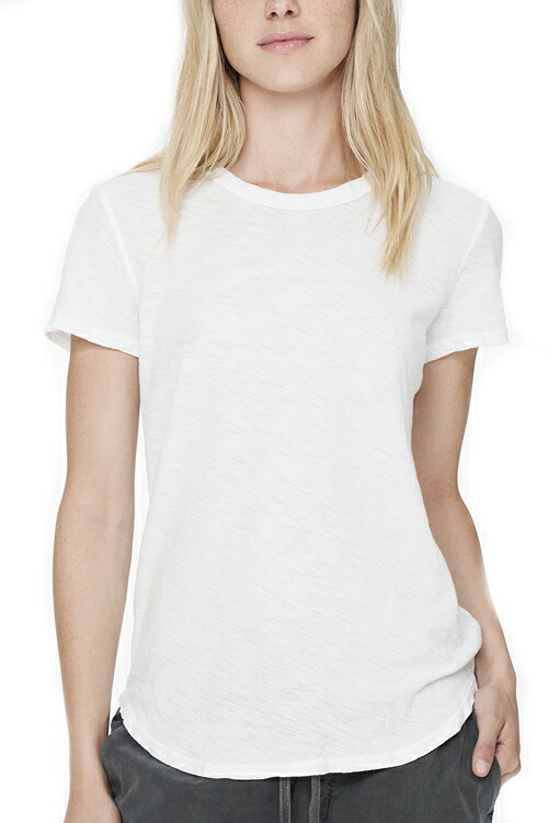 【正規取扱店】JAMES PERSE WUA3037 レディース半袖クルーネックカットソー WHITE (ジェームスパース)|THE PARK