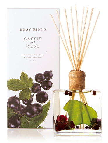 キャンドル 品質満点 正規取扱店 Rosy Rings ボタニカルリードディフューザー カシス ローズ ロージーリングス Botanical Reed Diffusers Imtd Ir