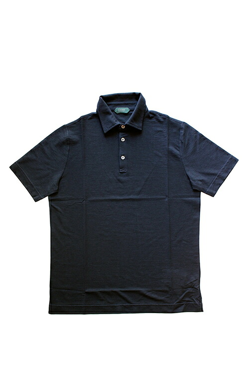 【正規取扱店】ZANONE Polo Shirt ice cotton アイスコットンポロシャツ 811818 Z0542 NAVY (ザノーネ)