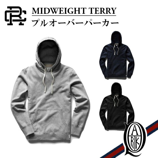 【置き目取りまわし店】REIGNING CHAMP PULLOVER HOODIE ティーシャツパーカー RC-3206 MIDWEIGHT TERRY 3色 (レイニングチャンプ)
