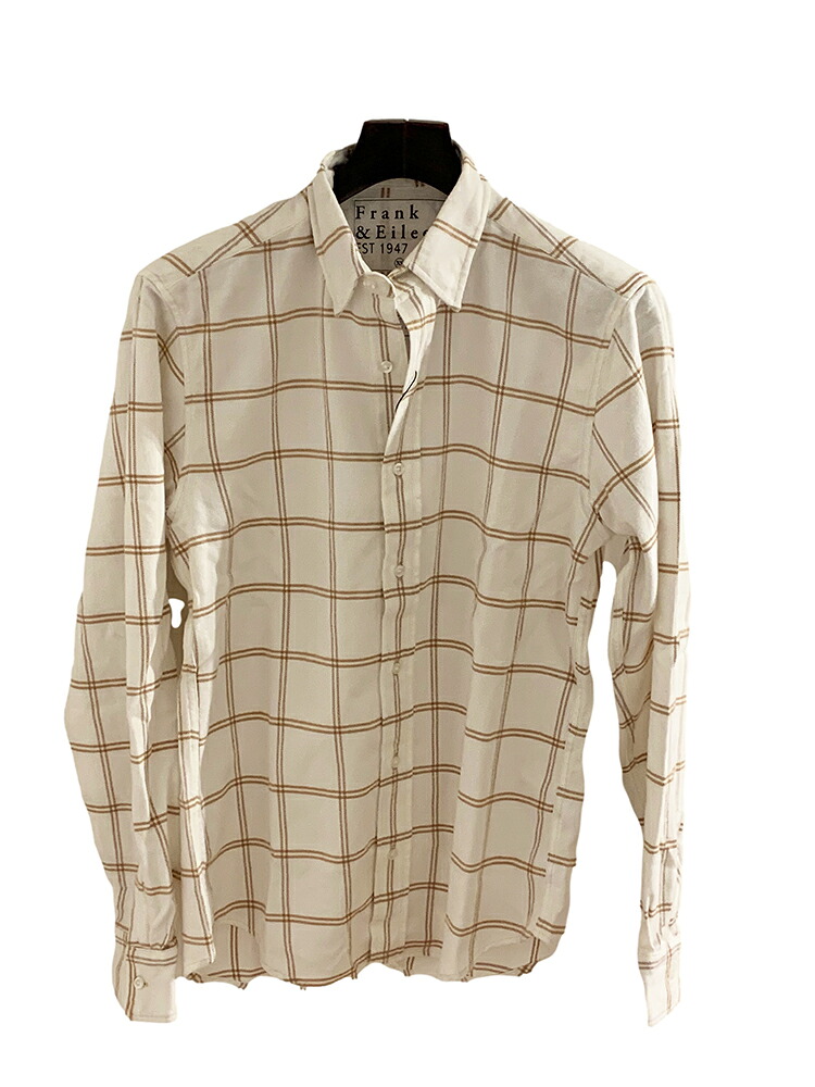 【正規取扱店】Frank&Eileen FINBAR LCWP メンズシャツ(フランクアンドアイリーン)