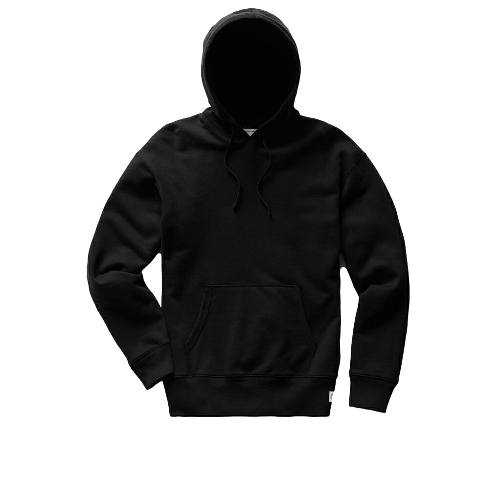 【正規取扱店】REIGNING CHAMP RELAXED PULLOVER HOODIE リラックスプルオーバーパーカー RC-3719 MIDWEIGHT TERRY BLACK(レイニングチャンプ)