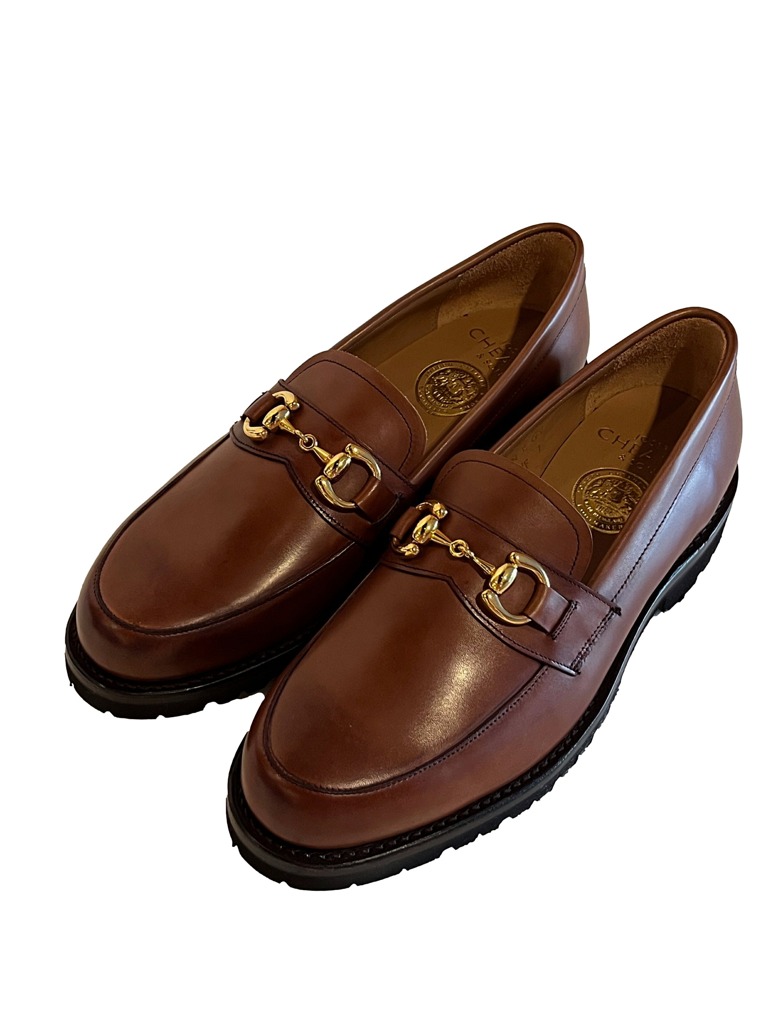 6 (ROKU) CHEANEY × 6 ビットローファー　UK4 ジョセフ チーニー」のタイムレスなローファーで、「いつもの