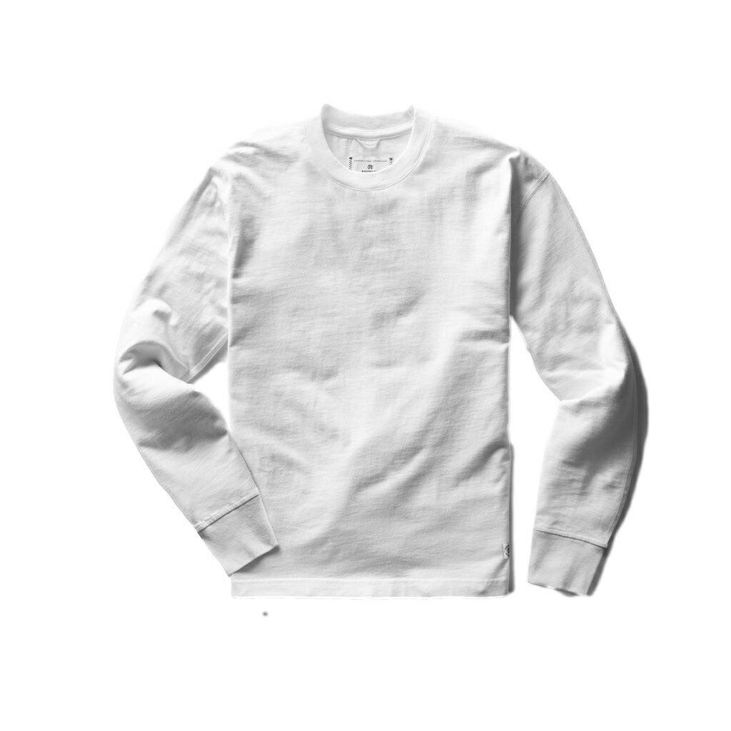 【定め事取りまわし店】REIGNING CHAMP MIDWEIGHT JERSEY LONG SLEEVE RC-2222 WHITE (レイニングチャンプ)