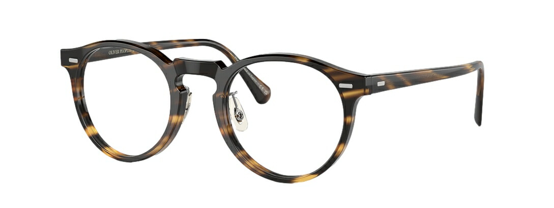正規品 OLIVER PEOPLES ブラウン メガネ イタリア製J841 イタリア製※OLIVER PEOPLES 高級オリバーピープルズ OV5186 47