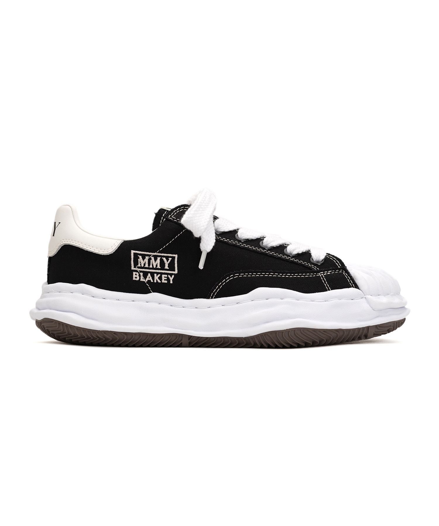 【正規取扱店】Maison MIHARA YASUHIRO スニーカー BLAKEY OG Sole Canvas Low-top Sneaker BLACK(メゾン ミハラヤスヒロ)｜THE PARK