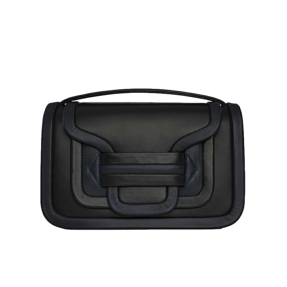 【正規取扱店】PIERRE HARDY アルファ ハンドバッグ BLACK-NAVY (ピエールアルディ)