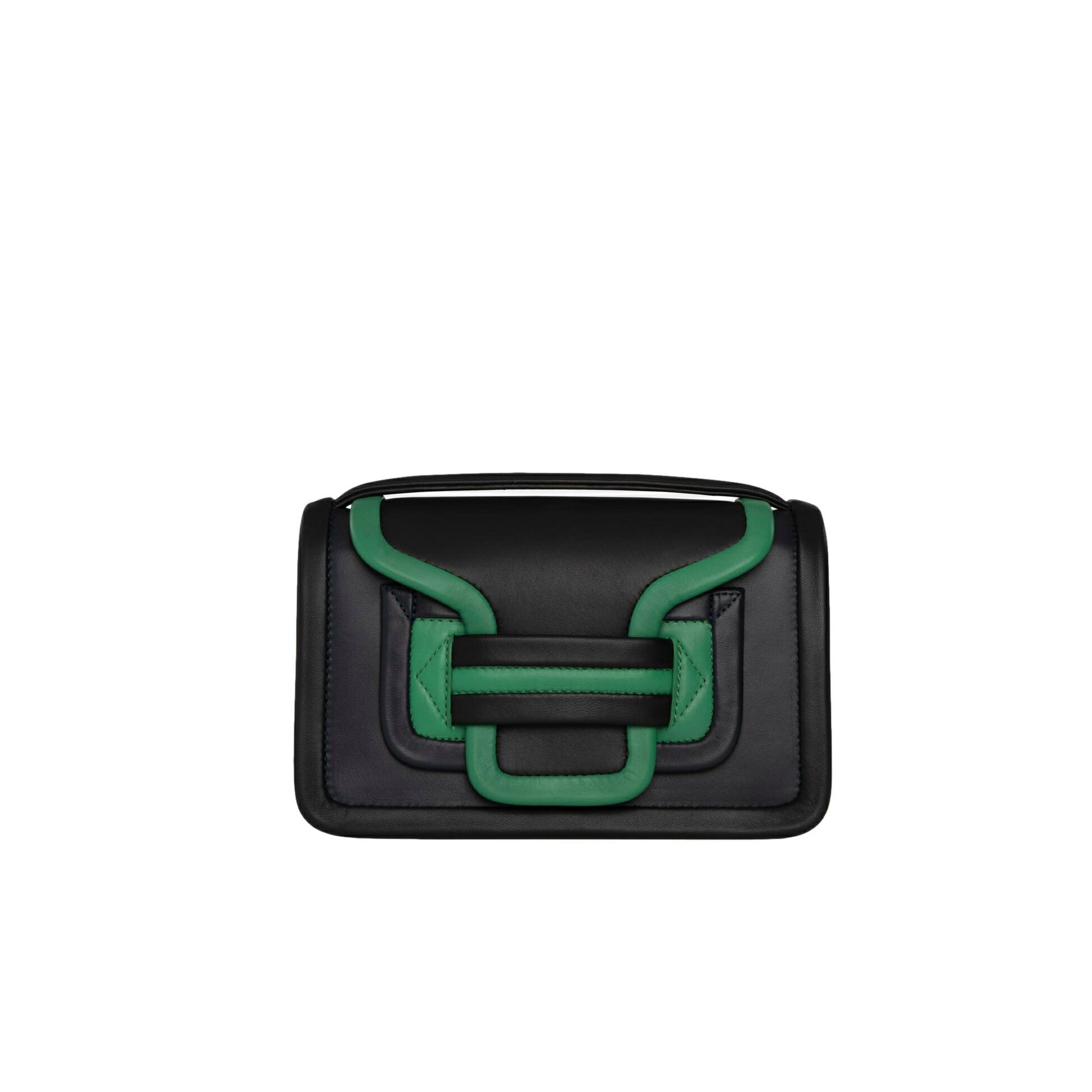 【正規取扱店】PIERRE HARDY アルファ ハンドバッグ NAVY-BLACK-GREEN(ピエールアルディ)|THE PARK