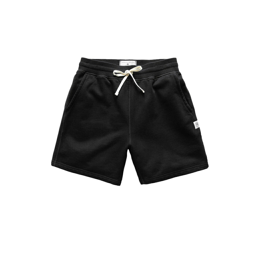 【正規取扱店】REIGNING CHAMP 6インチスエットショーツ RC-5335 MIDWEIGHT TERRY BLACK (レイニングチャンプ)