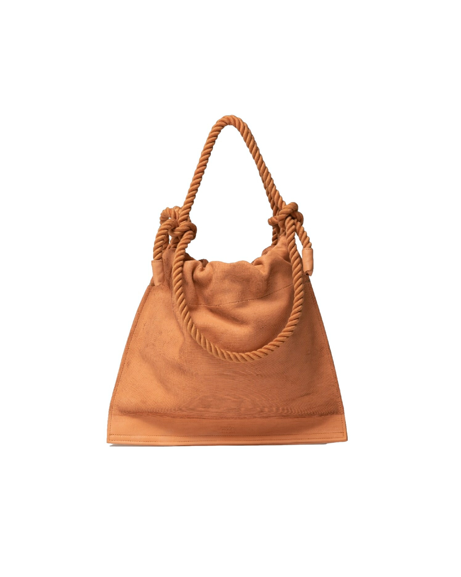 【正規取扱店】beautiful people towel leather small hanging bag orange (ビューティフルピープル)