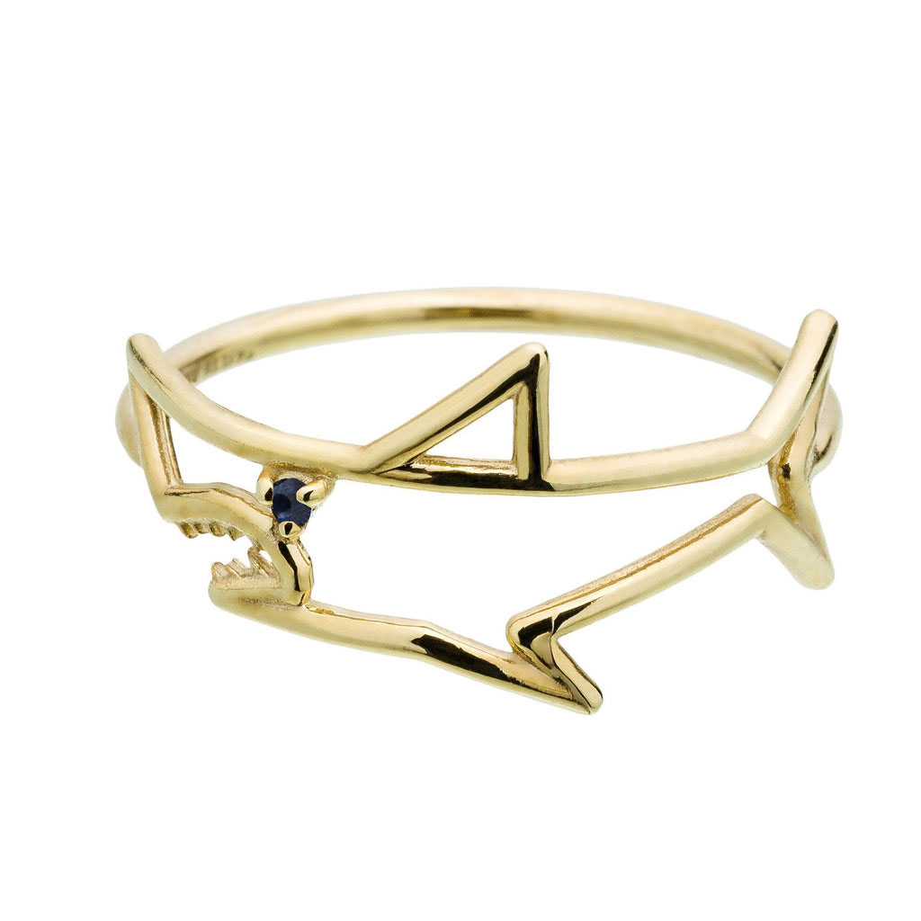 フランス発送 ALIITA リング PECECITO ZAFIRO AZUL RING org.jpg