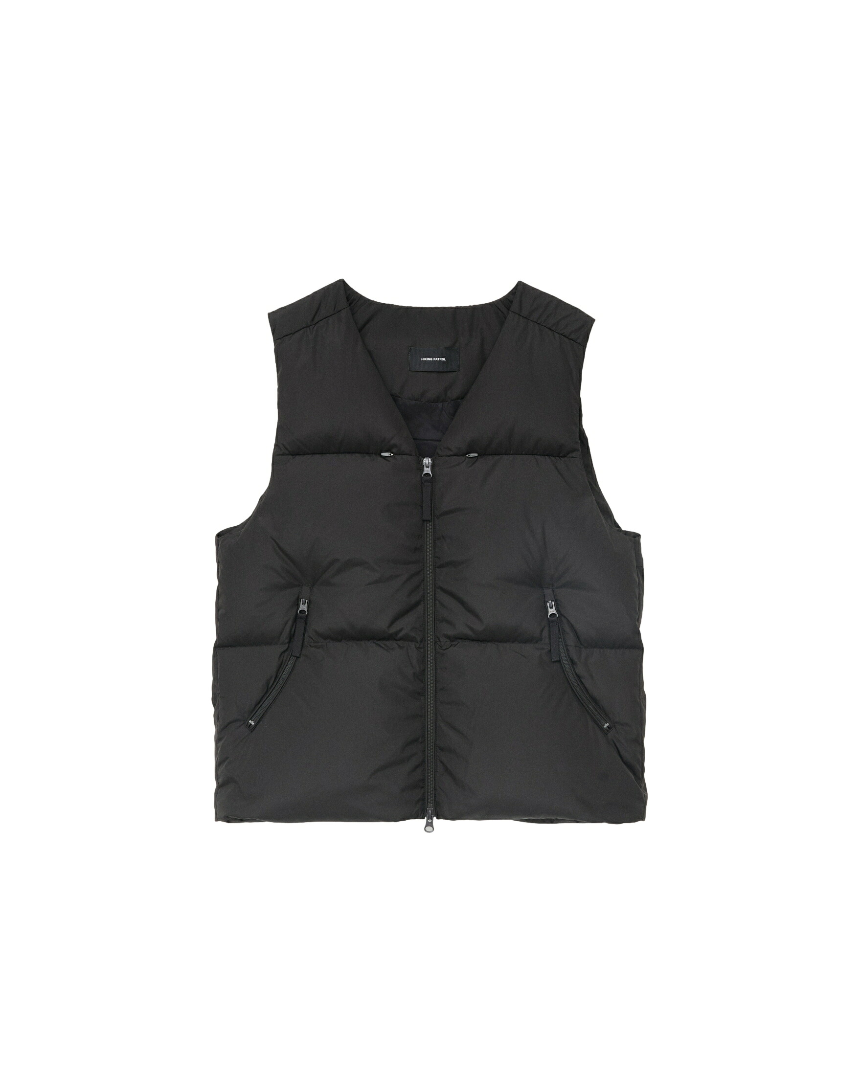 【正規取扱店】HIKING PATROL ELEMENT DOWN VEST CHARCOAL BLACK(ハイキングパトロール)