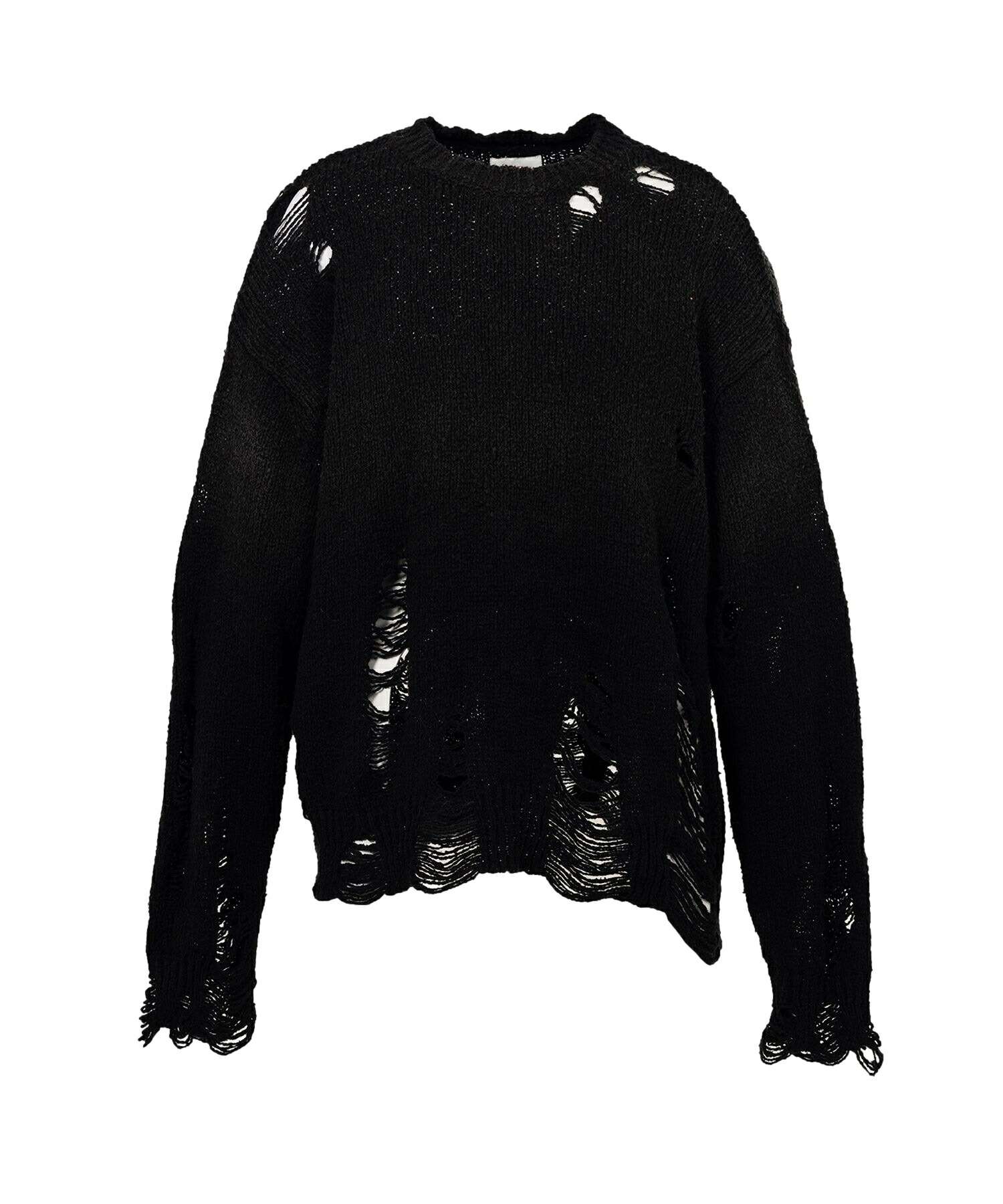 【正規取扱店】KAMIYA Sun Faded Like Knit Sweater BLACK(カミヤ)｜THE PARK 30,745円