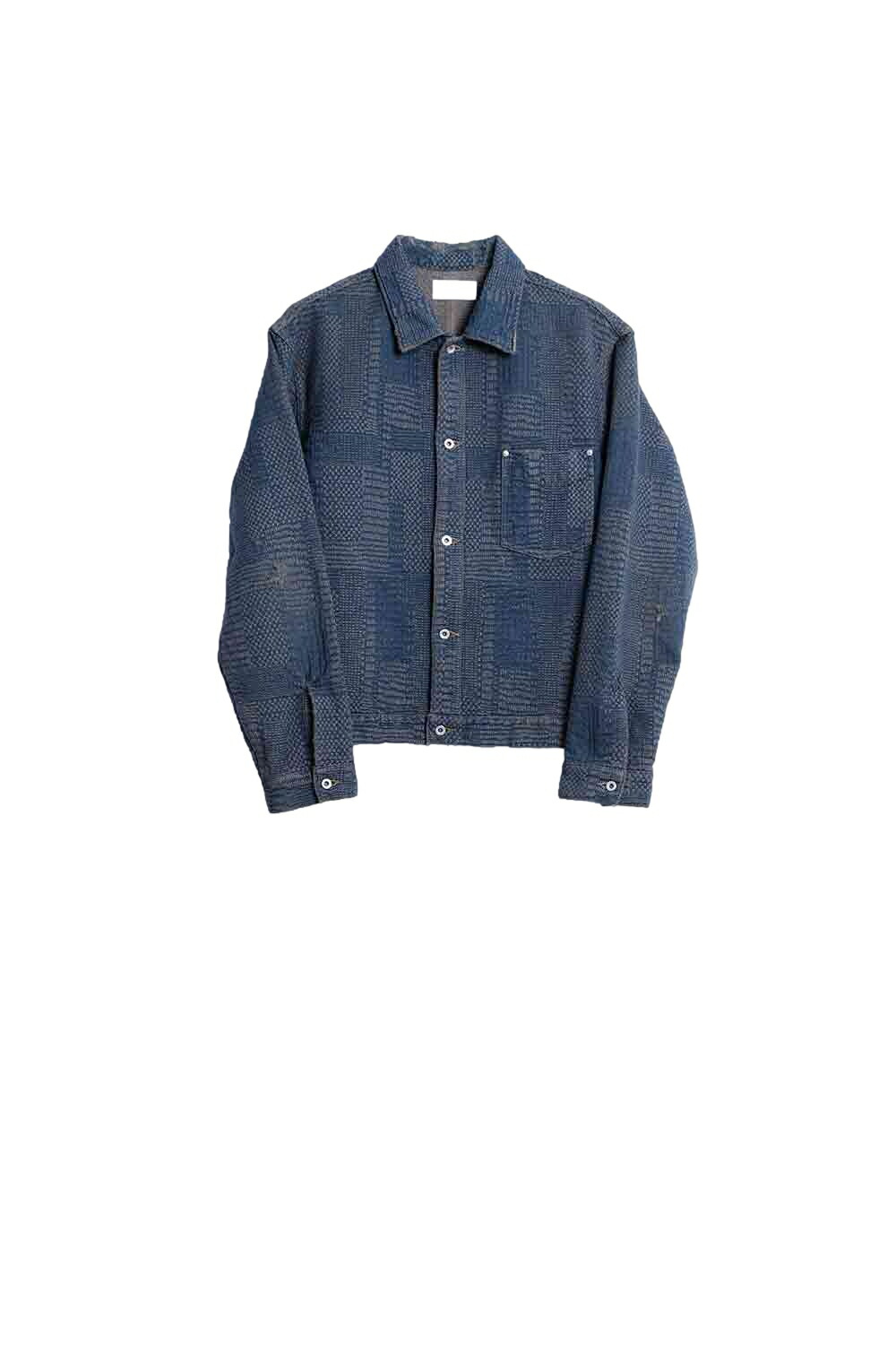 【正規取扱店】 paratrait MAD SASHIKO DENIM JK INDIGO (パラトレイト)