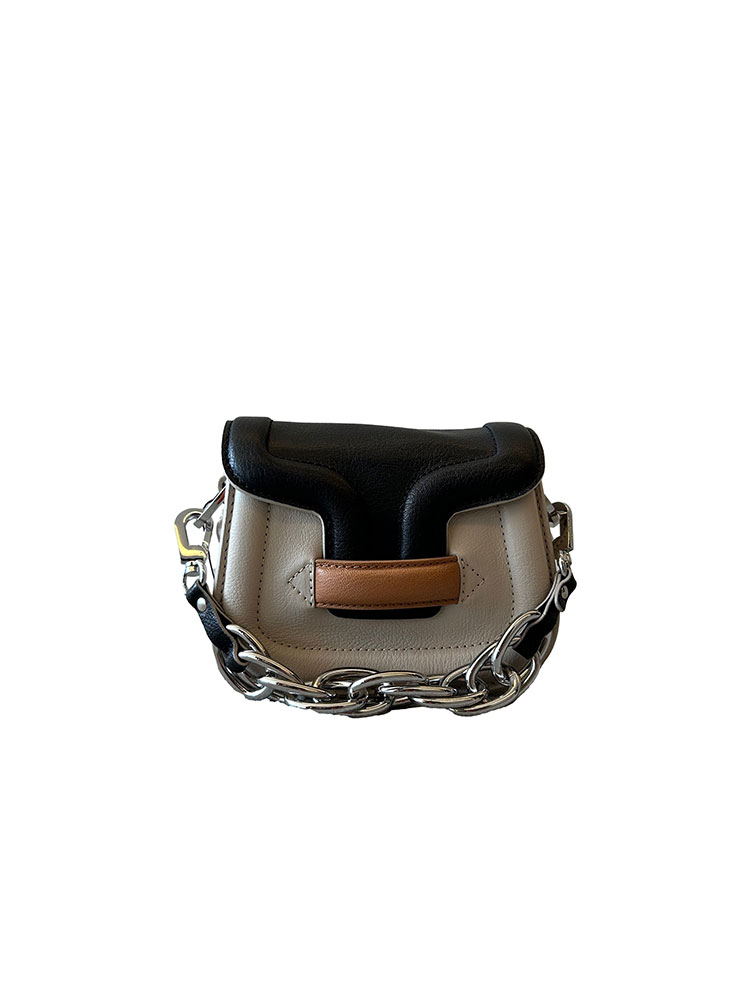 【正規取扱店】PIERRE HARDY ピエールアルディ マイクロアルファヴィル バッグ OF WHT-BL-CAPP-SILVER