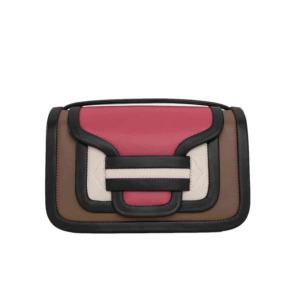 【正規取扱店】PIERRE HARDY ピエールアルディ アルファ マキシ ハンドバッグ MULTI CAMEL