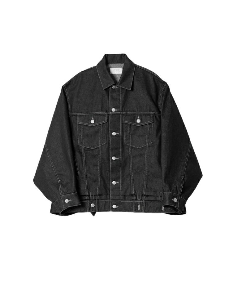 【置き目取りまわし店】beautiful people double-end selvedge denim blouson black ビューティフルピープル