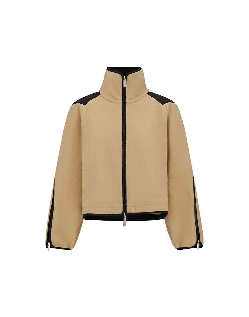 【正規取扱店】HERNO ヘルノ JC00025DL Laminar ラミナー ポーラーフリース&エクストラライトストレッチ パデッドスウェットシャツ 2154 キャメル 62,315円