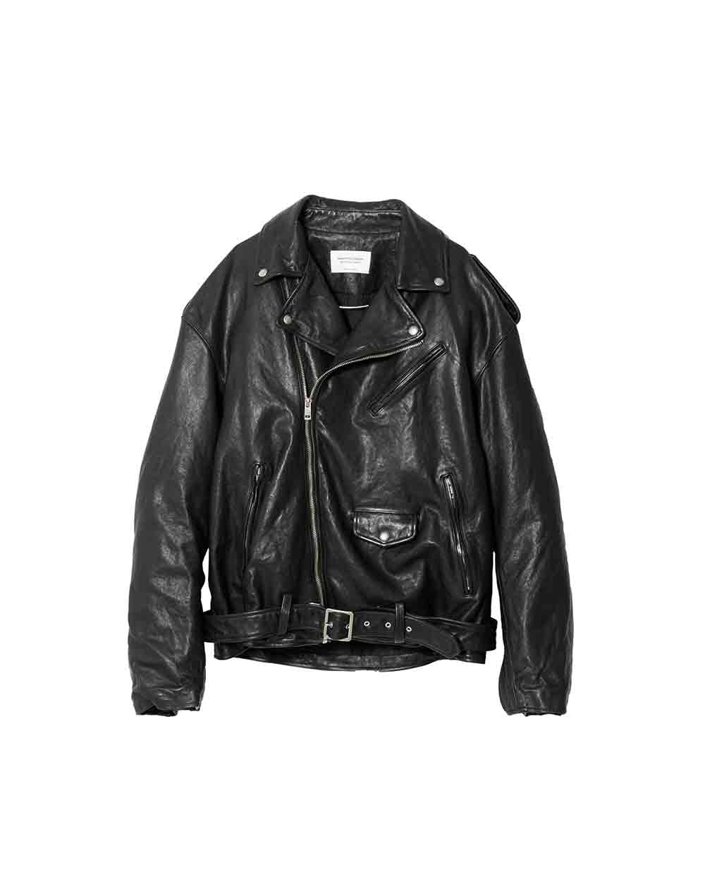【正規取扱店】beautiful people shrink leather relax riders jacket BLACK ビューティフルピープル|THE PARK