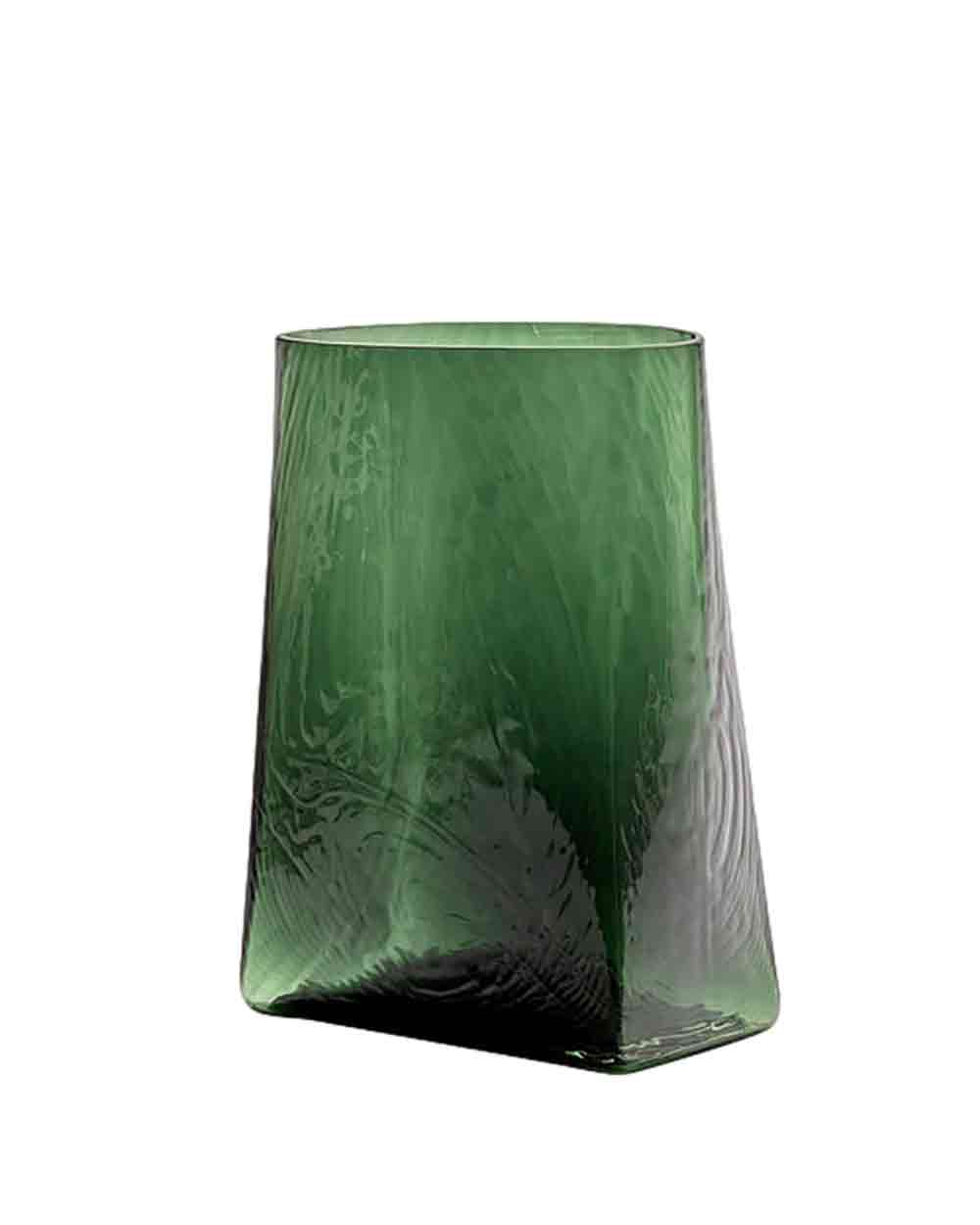 【置き目取りまわし店】 SERAX Vase with glass tube 03 green Josephine (セラックス)