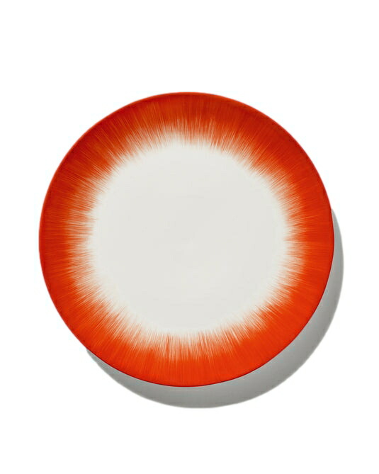 【定め事取りまわし店】 SERAX Dinner plate white/red variation 5 DE(セラックス)
