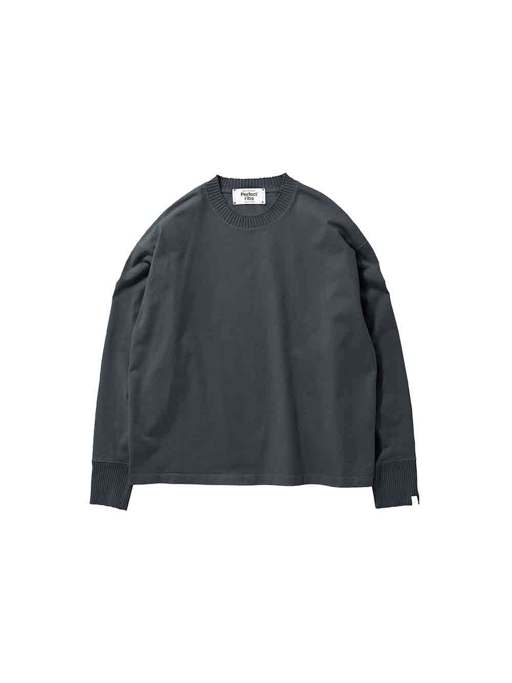 【正規取扱店】Perfect ribs Long sleeve T shirts Fade Black(パーフェクトリブズ)