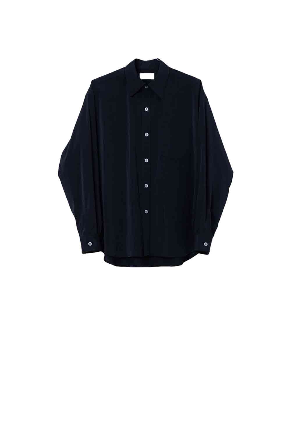 【正規取扱店】 paratrait BARK SKIN LS SHIRT BLACK (パラトレイト)｜THE PARK