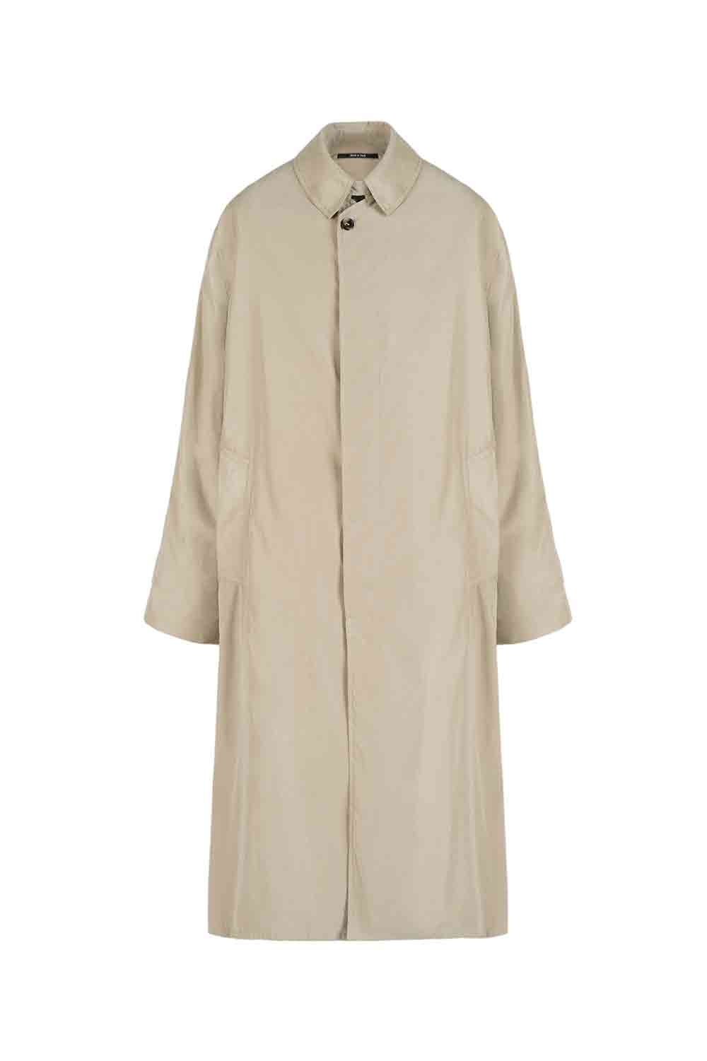 【正規取扱店】MAISON MARGIELA PEACH TRENCH COAT ピーチコットントレンチコート SAND (メゾンマルジェラ)｜THE PARK