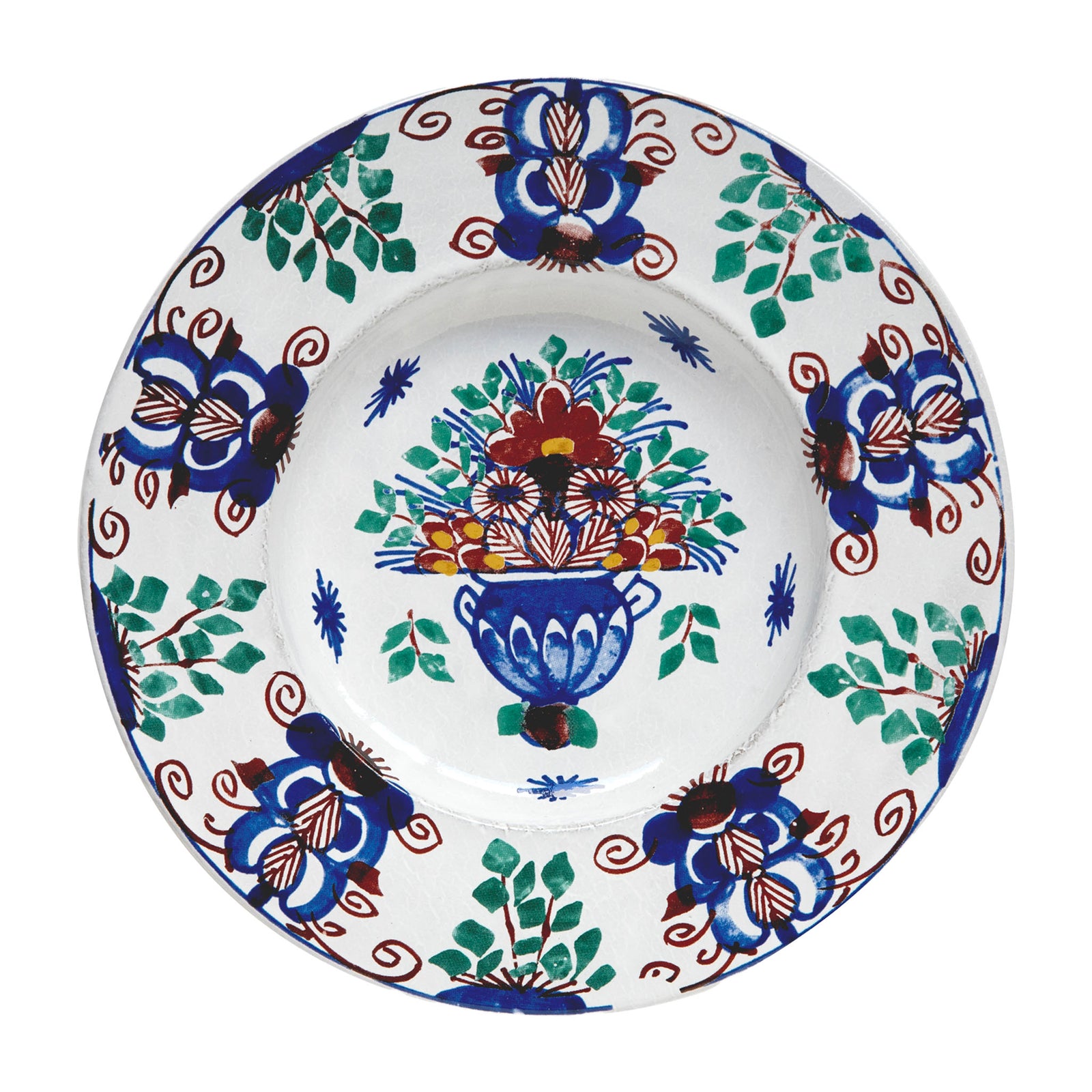 【定め事取りまわし店】ASTIER de VILLATTE John Derian Dutch Peacock 一皿 22.5珊(アスティエ・ド・ヴィラット)