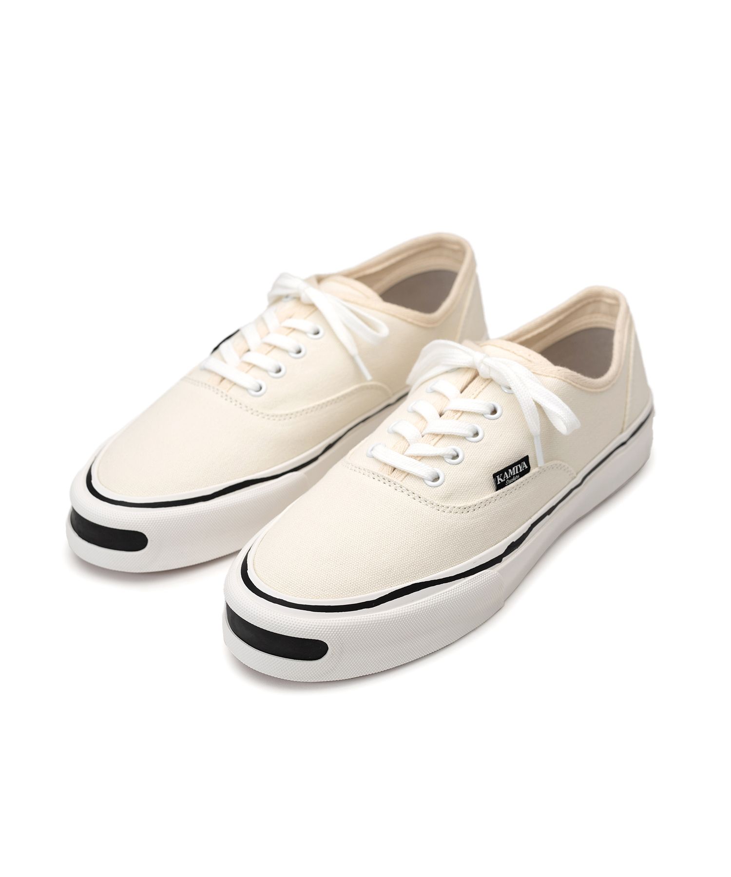 【正規取扱店】KAMIYA スニーカー HERC Vulcanize Sneaker WHITE(カミヤ)