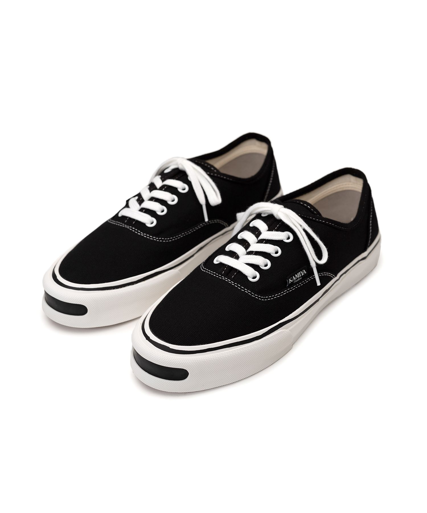 【定め事取りまわし店】KAMIYA スニーカー HERC Vulcanize Sneaker BLACK(カミヤ)