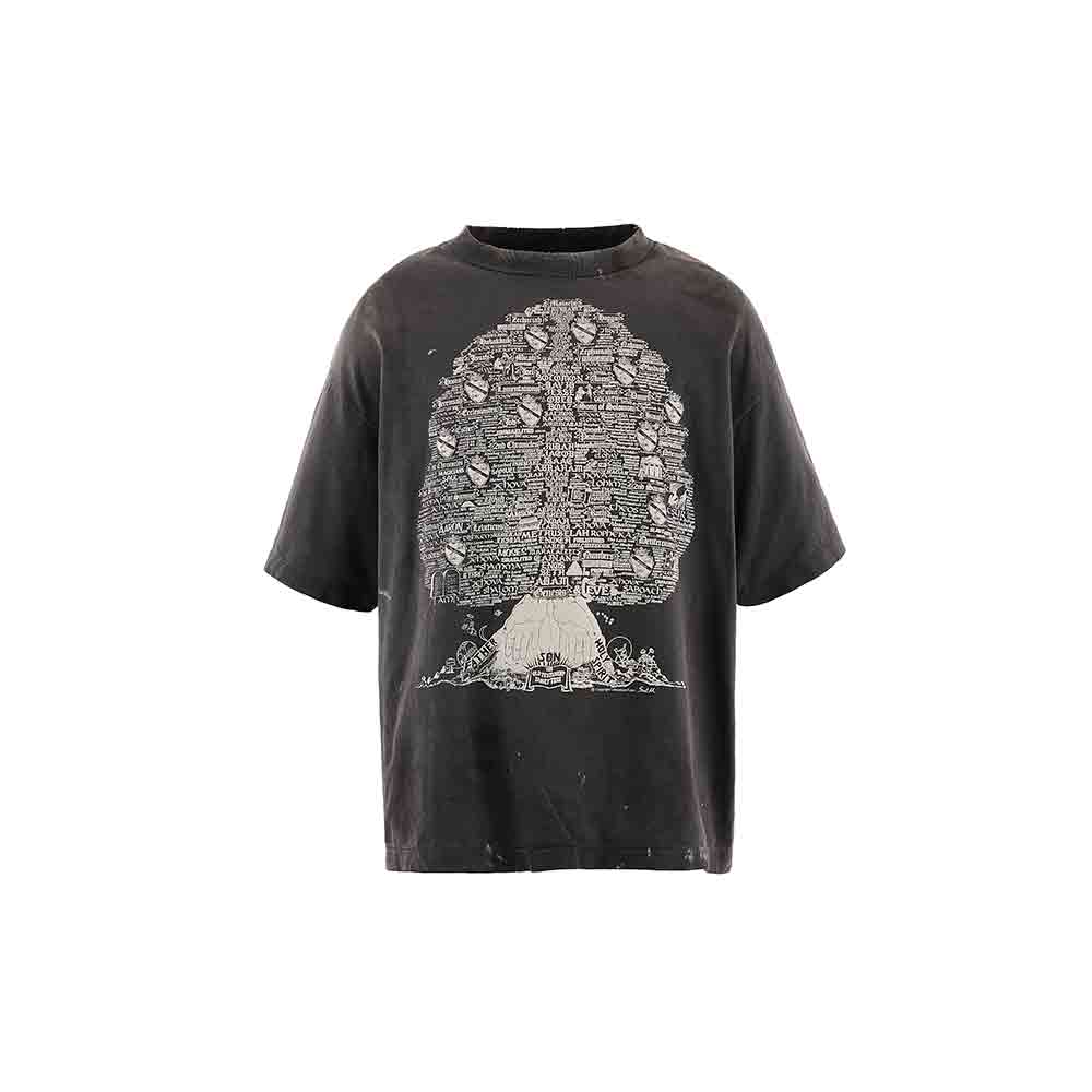 SAINT Mxxxxxx 仙 マイケル SM-MK8-0000-001/SS T-SHIRT/TREE/BLK