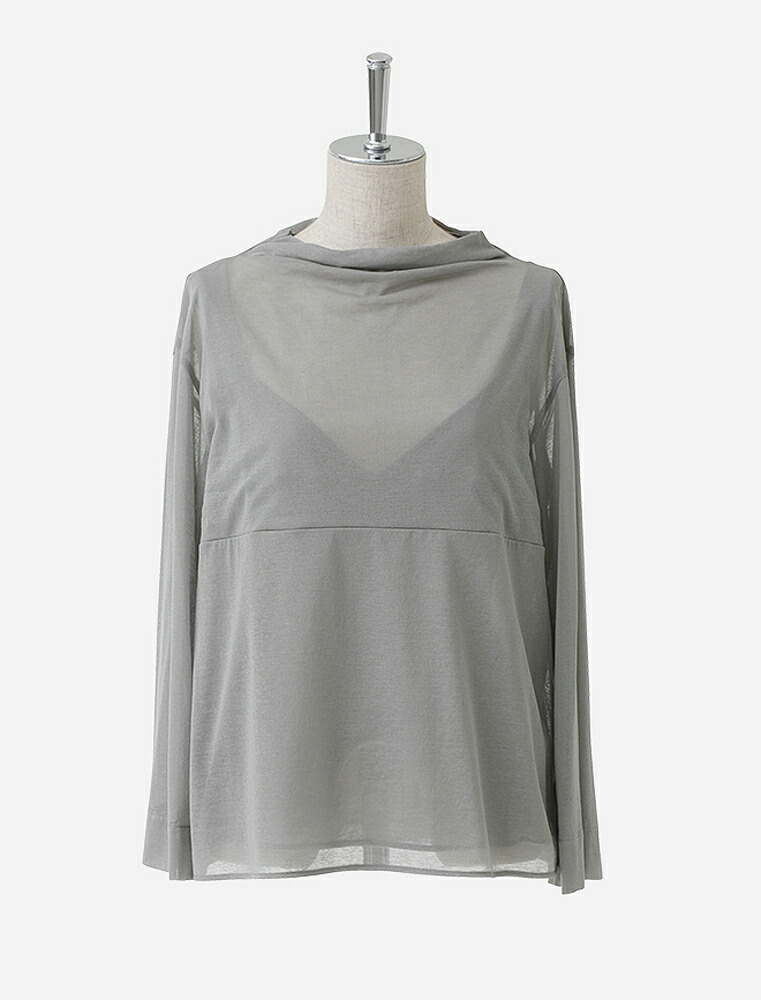 beautiful people / ビューティフルピープル ： 【レディース】sheer surf printed jersey crew neck top ： 1425310024 レディース】sheer surf printed jersey crew neck top