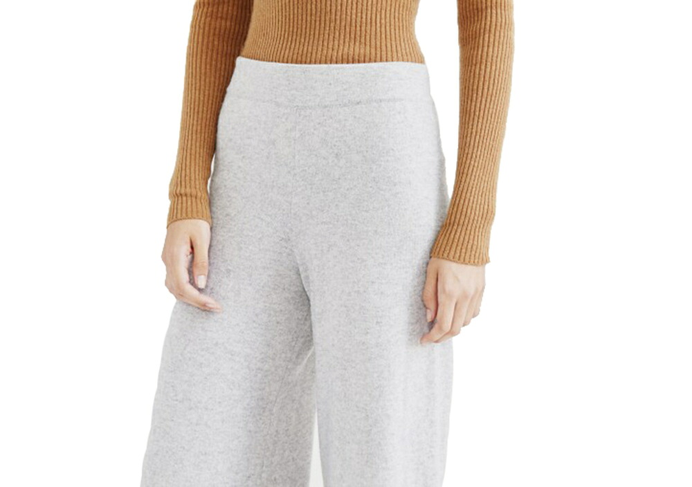 【正規取扱店】DEMYLEE 17-18A/W ELFIE ニットワイドパンツ LIGHT GREY (デミリー) 17,556円