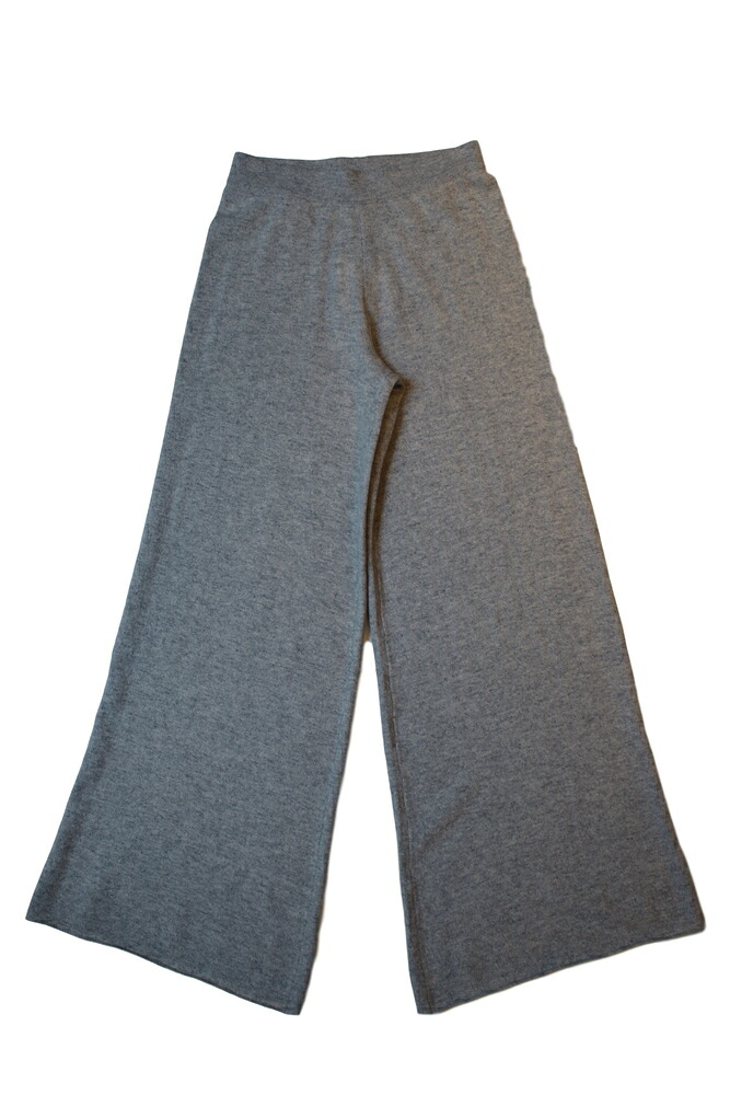 【正規取扱店】DEMYLEE 17-18A/W ELFIE ニットワイドパンツ LT GREY (デミリー)